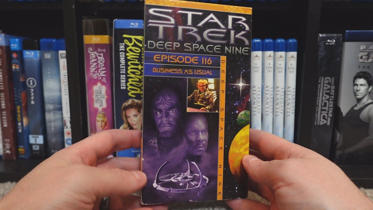 Star Trek: DS9- Business As Usual VHS tape