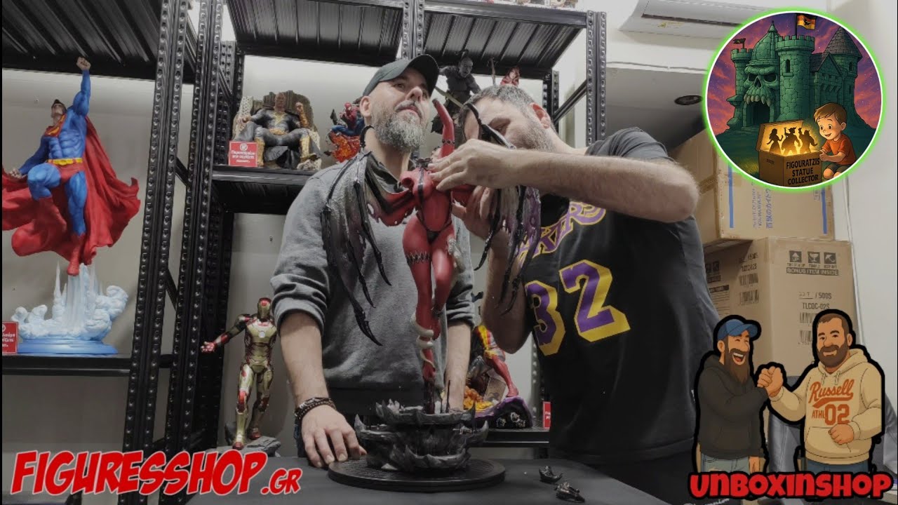 UNBOXINSHOP EPISODE 16 UNBOXING SUPERMAN PREMIUM FORMAT AND SUCCUBUS 1/4 SCALE STATUES BY SIDESHOW 