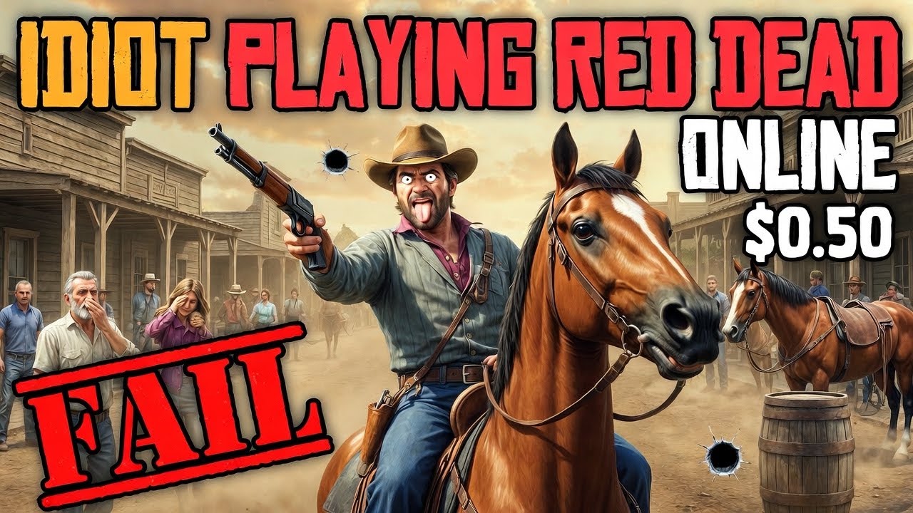 IDioT Playing Red Dead Online (No commentary)