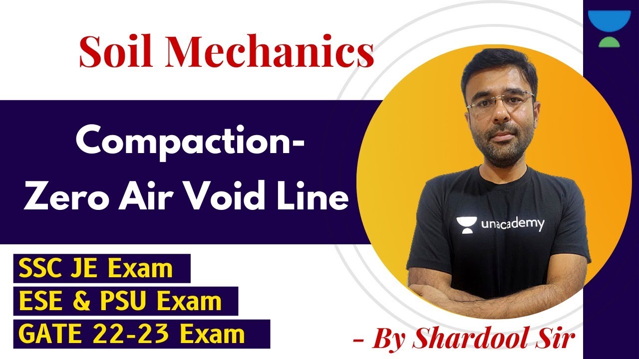 Zero Air Void Line | SOIL Mechanics | GATE &ESE | CE | Shardool Sir