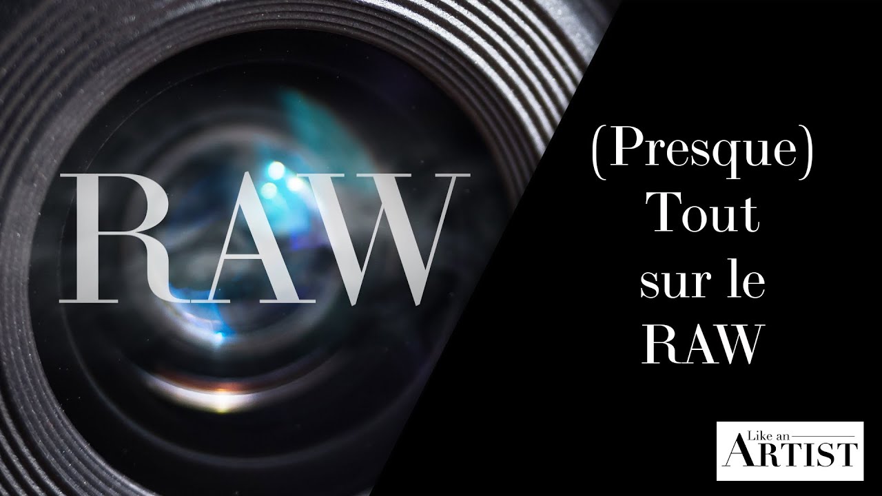 Tout ce qu'il faut savoir sur le format RAW en photo - Le post-traitement photo - Like an Artist