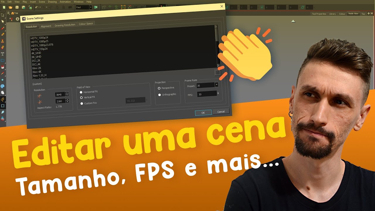 TOON BOOM HARMONY | Alterar TAMANHO, FPS e RESOLUÇÃO de uma cena já criada
