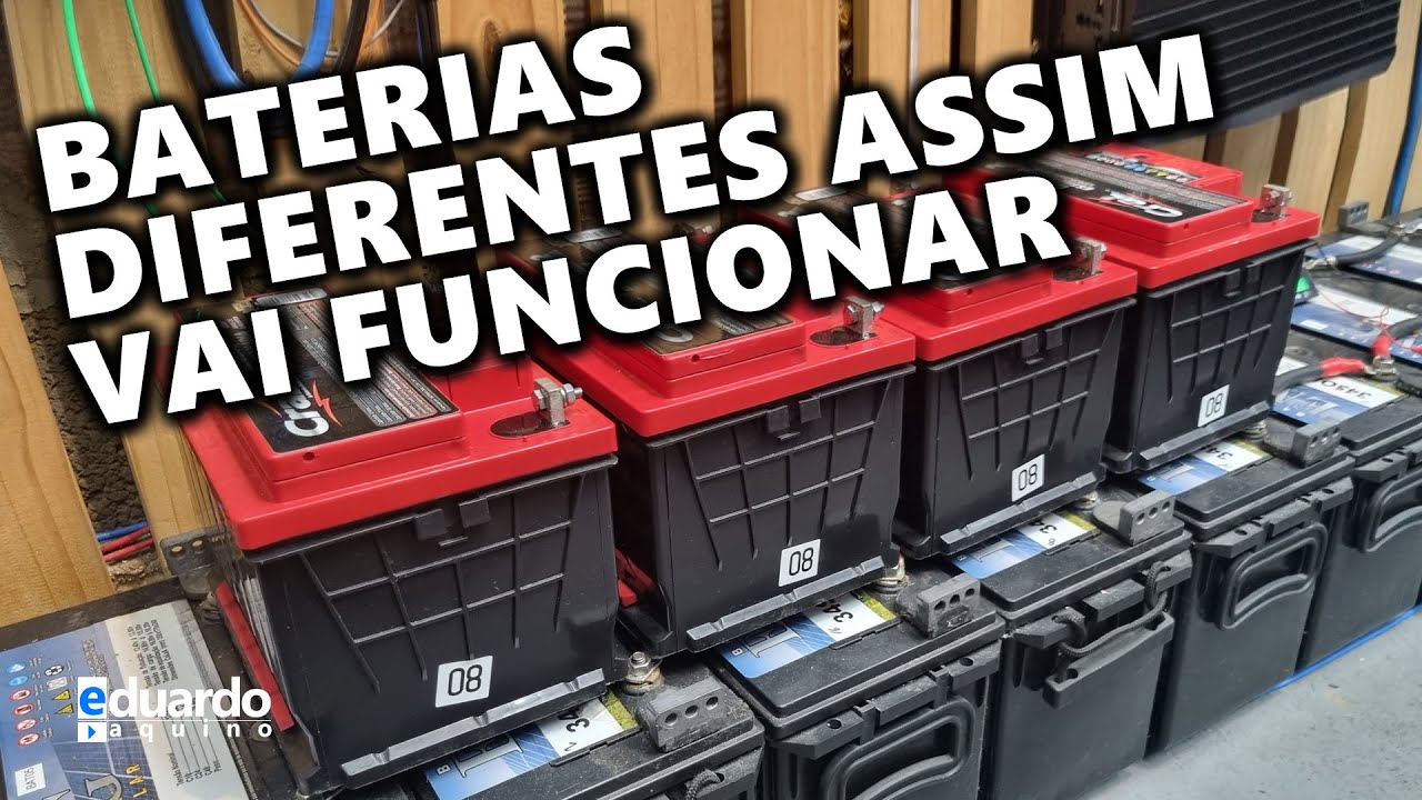 2 DICAS para Ligar BATERIAS Diferentes no Off Grid