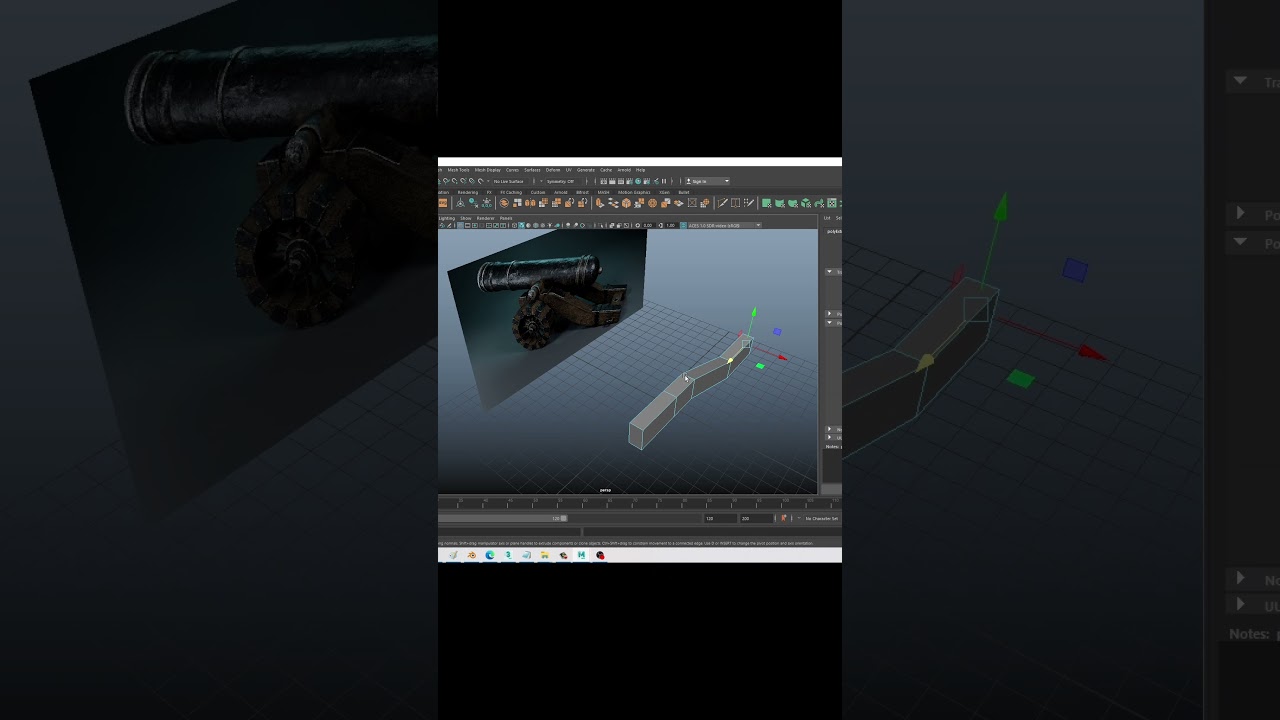 How to Model Game Assets in Maya.
