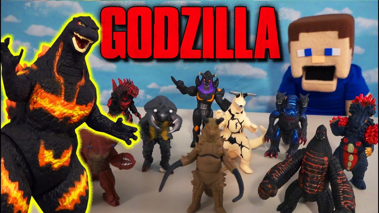 LAVA Godzilla vs King Kong ULTIMATE BATTLE!! Bandai Playmates Monster Monsterverse Toys SET!