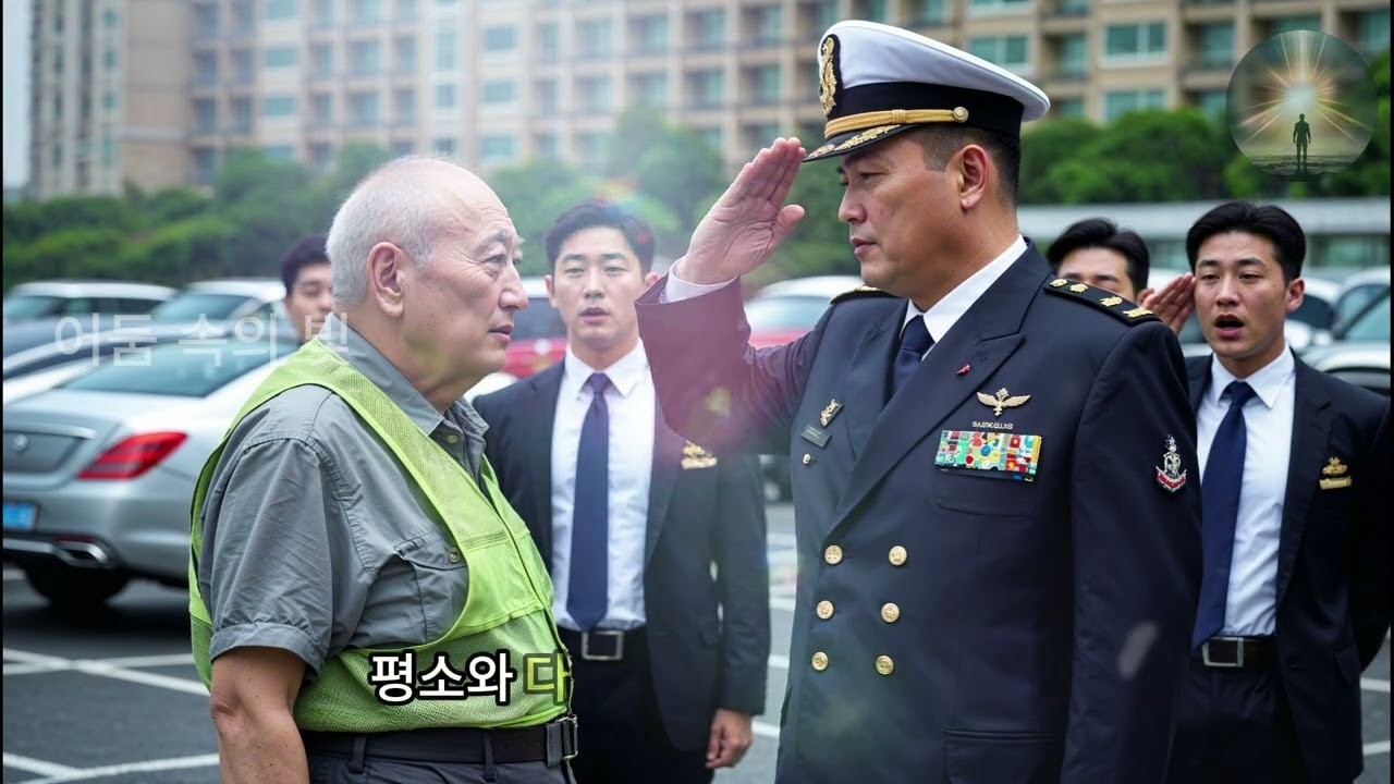 주차 안내원 노인을 비웃던 호텔 직원들… 국방부 장군의 경례에 모두가 경악했다!