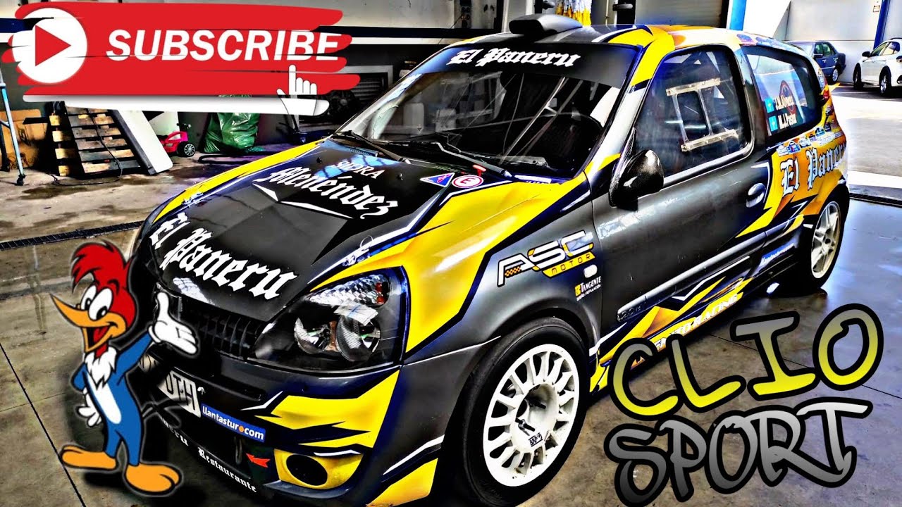 Os enseño el Clio sport del paneru , un Clio muy reconocido en Asturias