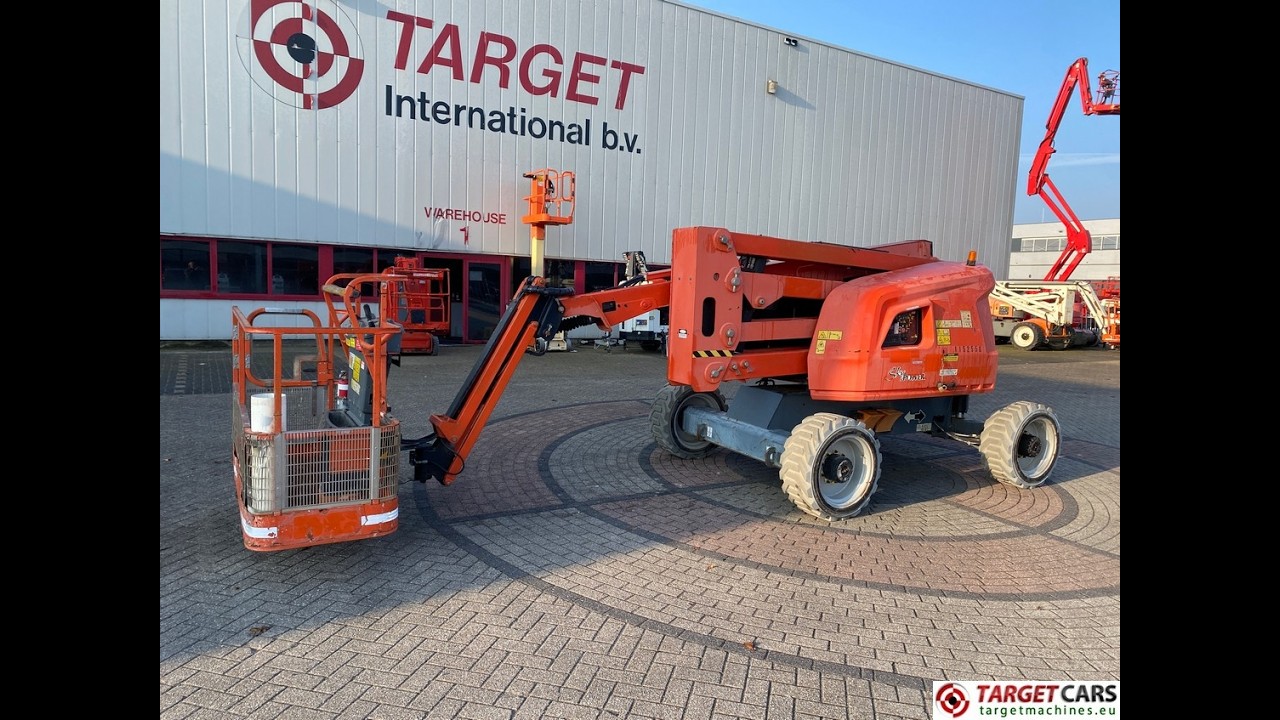 783869 JLG 450AJ ARTICULATED 4x4 BOOM DIESEL WORK LIFT W/JIB 1572CM 2446H 0300202772 2015 NO-CE