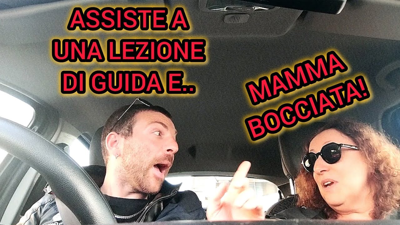 GENITORE ASSISTE ALLA LEZIONE DI GUIDA E VIENE BOCCIATO - LA GUIDA QUOTIDIANA E LA GUIDA DA ESAME