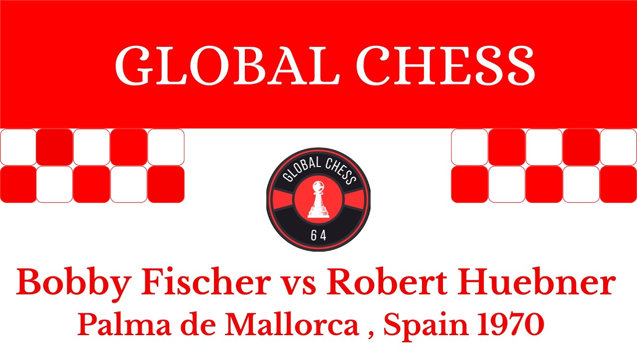 Bobby Fischer vs Robert Huebner. Palma de Mallorca , Spain 1970