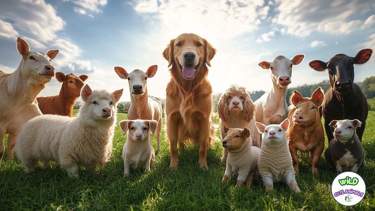 Farm Animal Paradise: Cat, Bear, Elephant, Horse, Fox, Chicken – Relaxing Farm Ambience