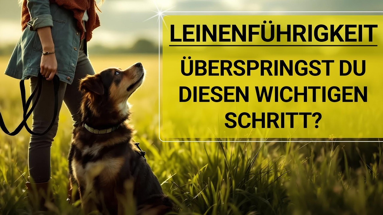 💥🐶 Leinenführigkeit trainieren 👉 Die Frage, die (fast) keiner stellt! 🐶💥✔️