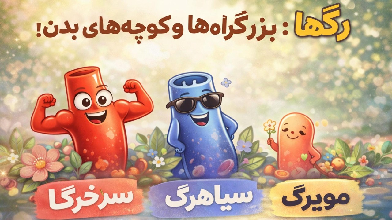 وقتی فشار زندگی بالاست… سرخرگ باش! 💪 از فشارِ عشق تا برگشتِ منطقی! 💘 تست‌های مفهومی گردش خون