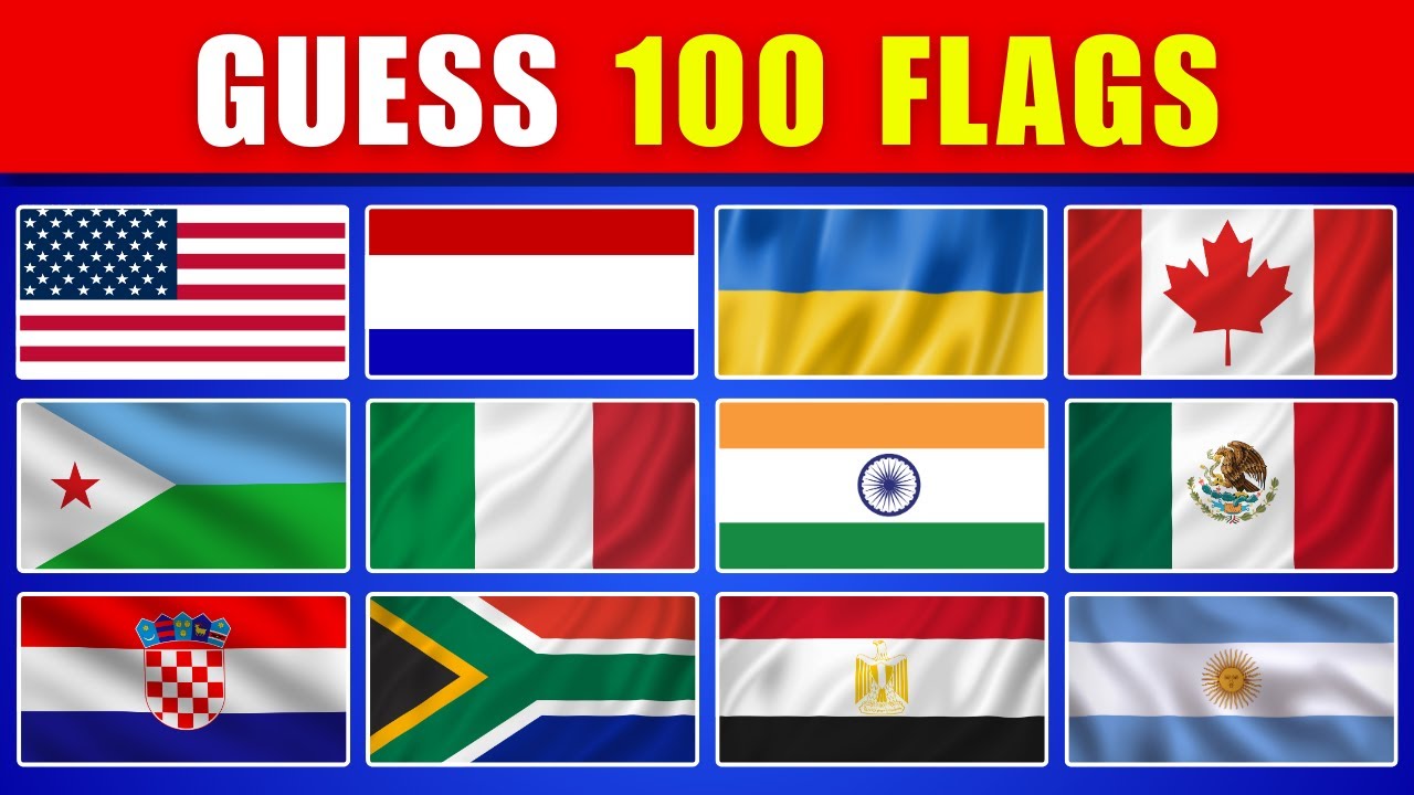 Guess 100 Flags in 3 Seconds! Ultimate Country Quiz Challenge🌍| Guess the Country Quiz