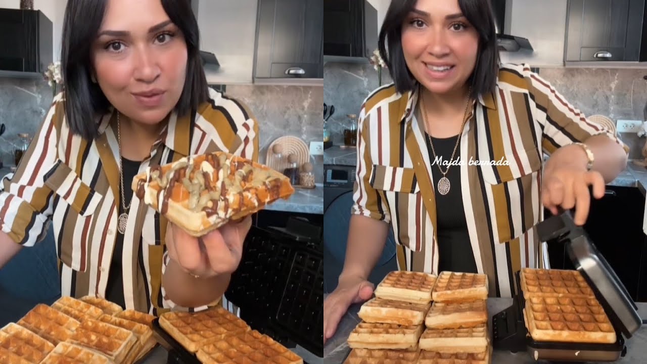 وصفة الوافل أو الكوفر بأسهل طريقة |recette des gaufres 🧇😋