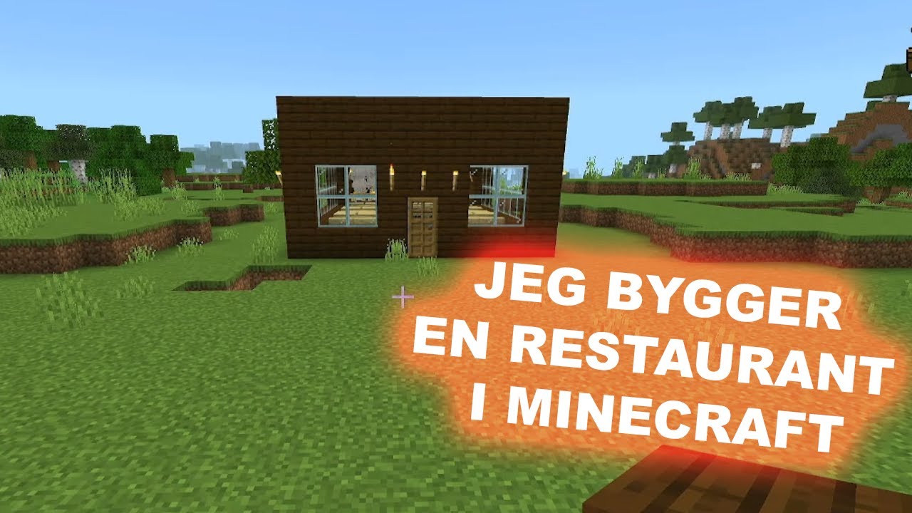 Jeg bygger en restaurant i Minecraft [DANSK TALE]