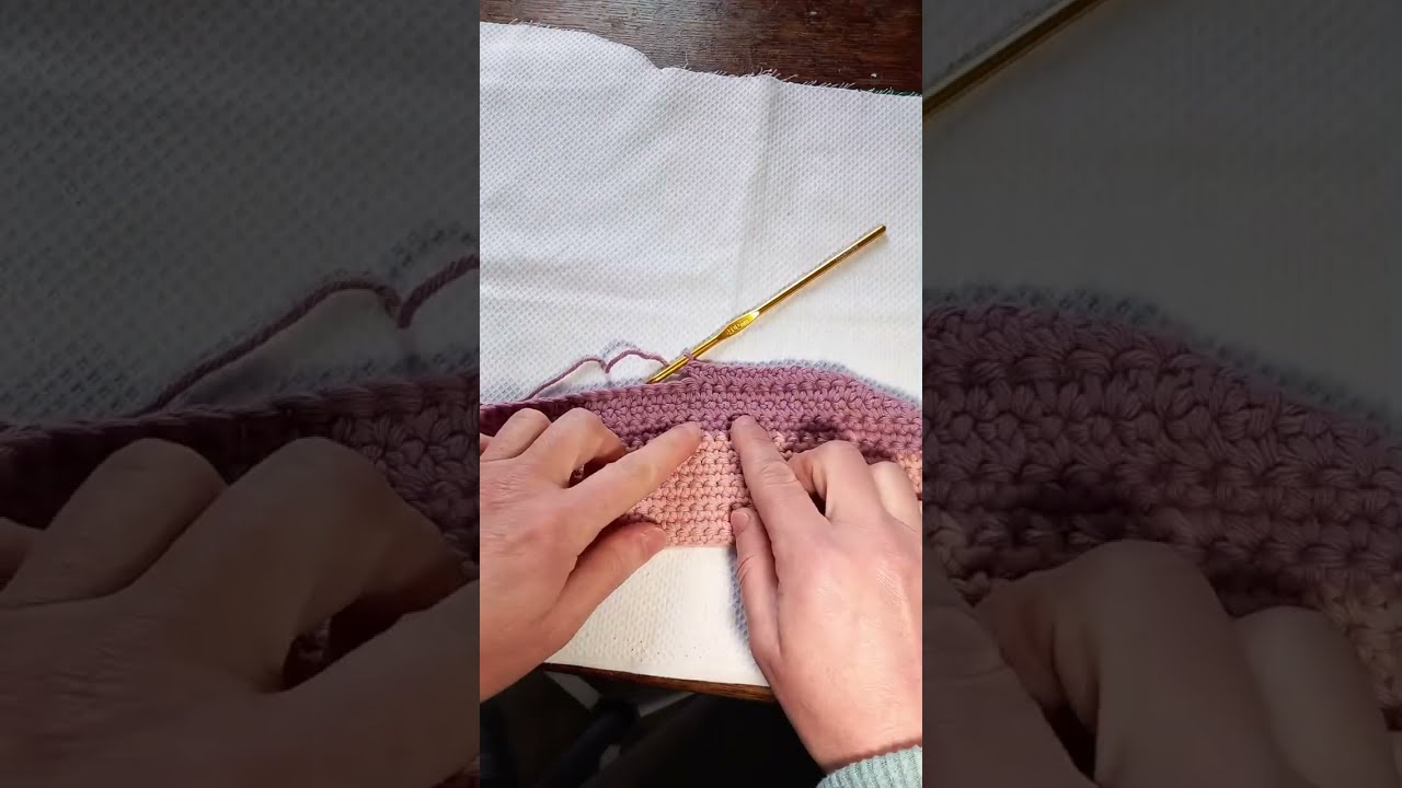 comment faire la maille serrée double