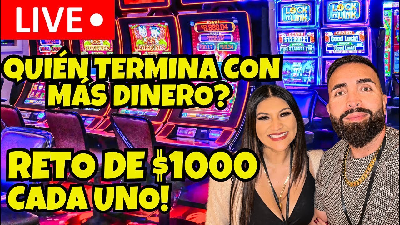 🔴EN VIVO RETO DE $1000 CADA UNO EN EL CASINO SEMINOLE HARD ROCK HOLLYWOOD 🎸 @SemHardRockHollywood