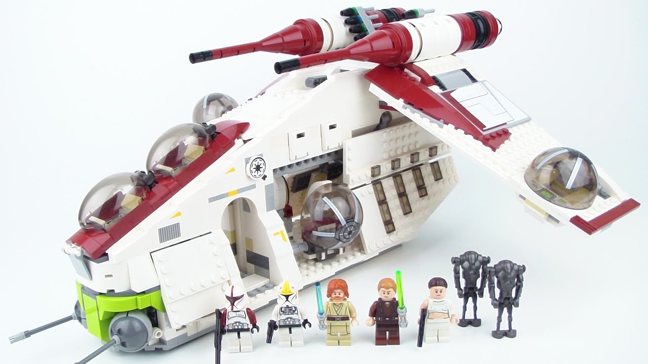 Обзор набора LEGO Star Wars: 75021 Republic Gunship