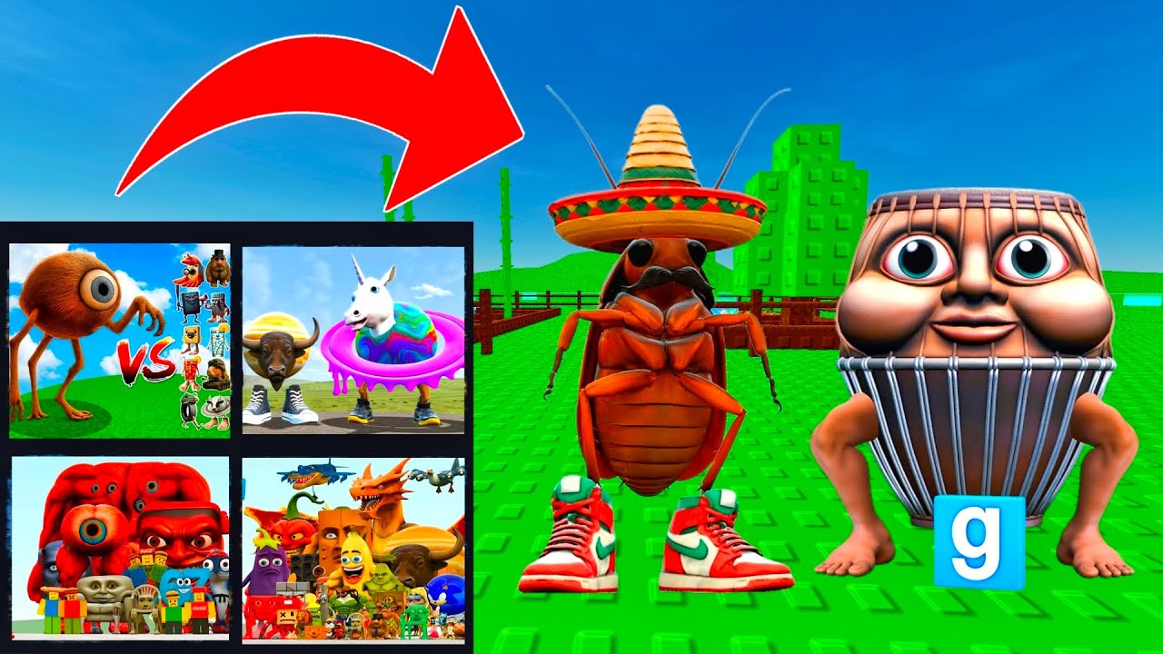 NextBots на игровой площадке! DUG DUG DUG DUG BEDUG по-итальянски!