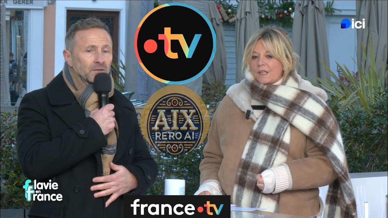 L'Intelligence Artificielle d'Aix Retro AI sur France TV ! Émission Flavie en France Aix les bains