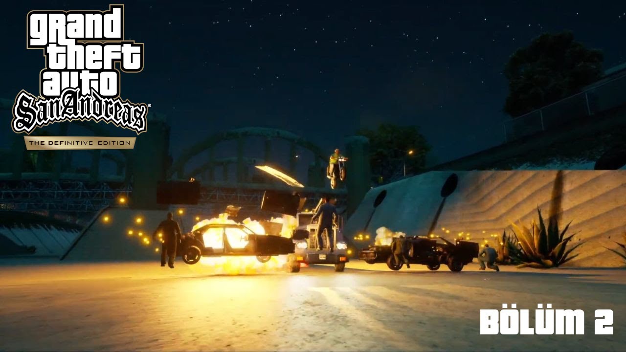 GTA SAN ANDREAS: THE DEFINITIVE EDITION! BÖLÜM 2 - TREN PEŞİNDE! [TÜRKÇE]