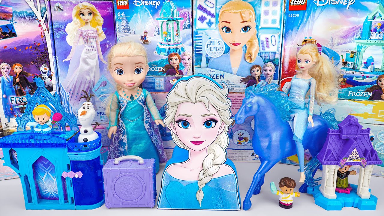 Unboxing Disney Frozen Toys | Elsa's Ice Palace Playset | Elsa Doll & Nokk Horse Set | Elsa Box Toys