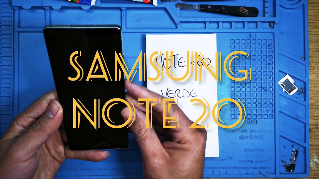 Samsung Note 20 5G#Cambio_Pantalla# كيفية تغيير شاشة #Replacement Screen#