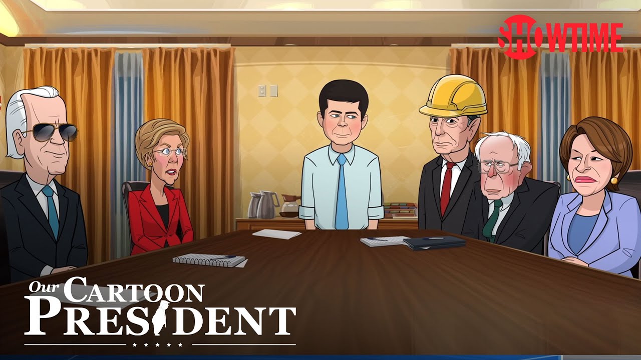 &lsquo;Dems Confront Cartoon Pete Buttigieg After Iowa Caucus&rsquo; Ep. 303 | Our Cartoon President | SHOWTIME
