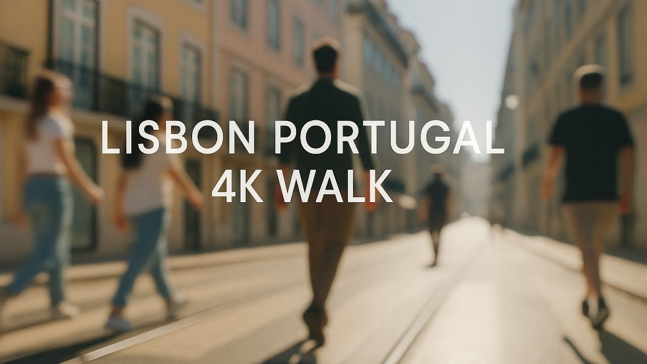 Lisbon Portugal 4K – A Peaceful Journey Beneath the Blue Sky