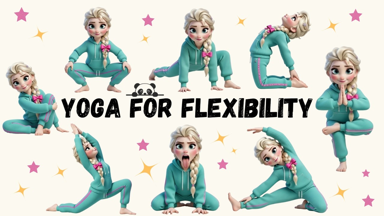 5 Minute Kids Yoga for Flexibility 🧘‍♀️ | Full Body Stretch Routine at Home | Fun Yoga for Children
