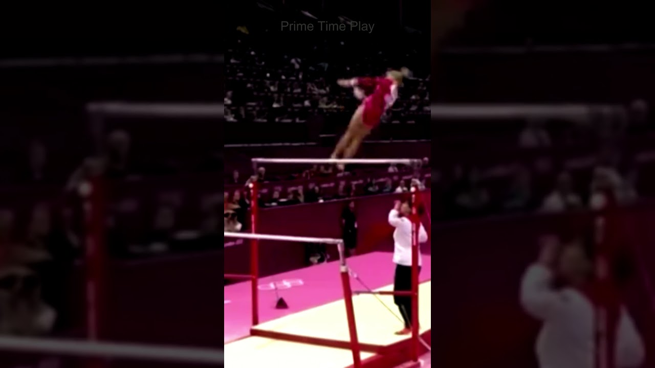This Gymnast's Bar Routine is Absolutely Insane 😍😍 #Gymnastics #Olympics