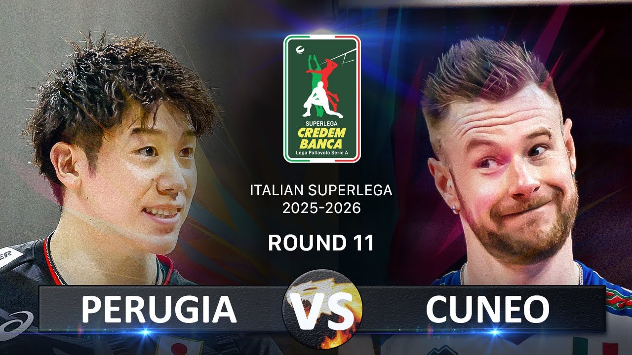 Perugia vs Cuneo | Italian Volleyball SuperLega 2025/2026