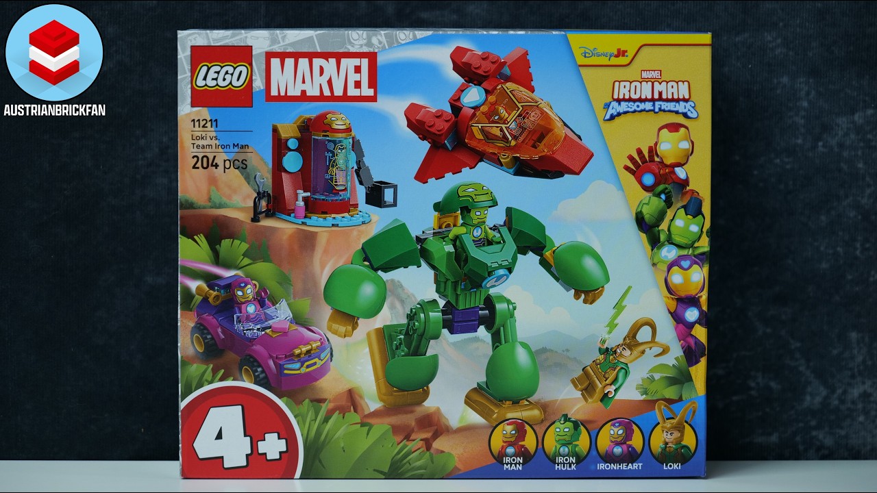 LEGO Marvel Железный Человек и его удивительные друзья 11211 Локи против команды Железного Челове...