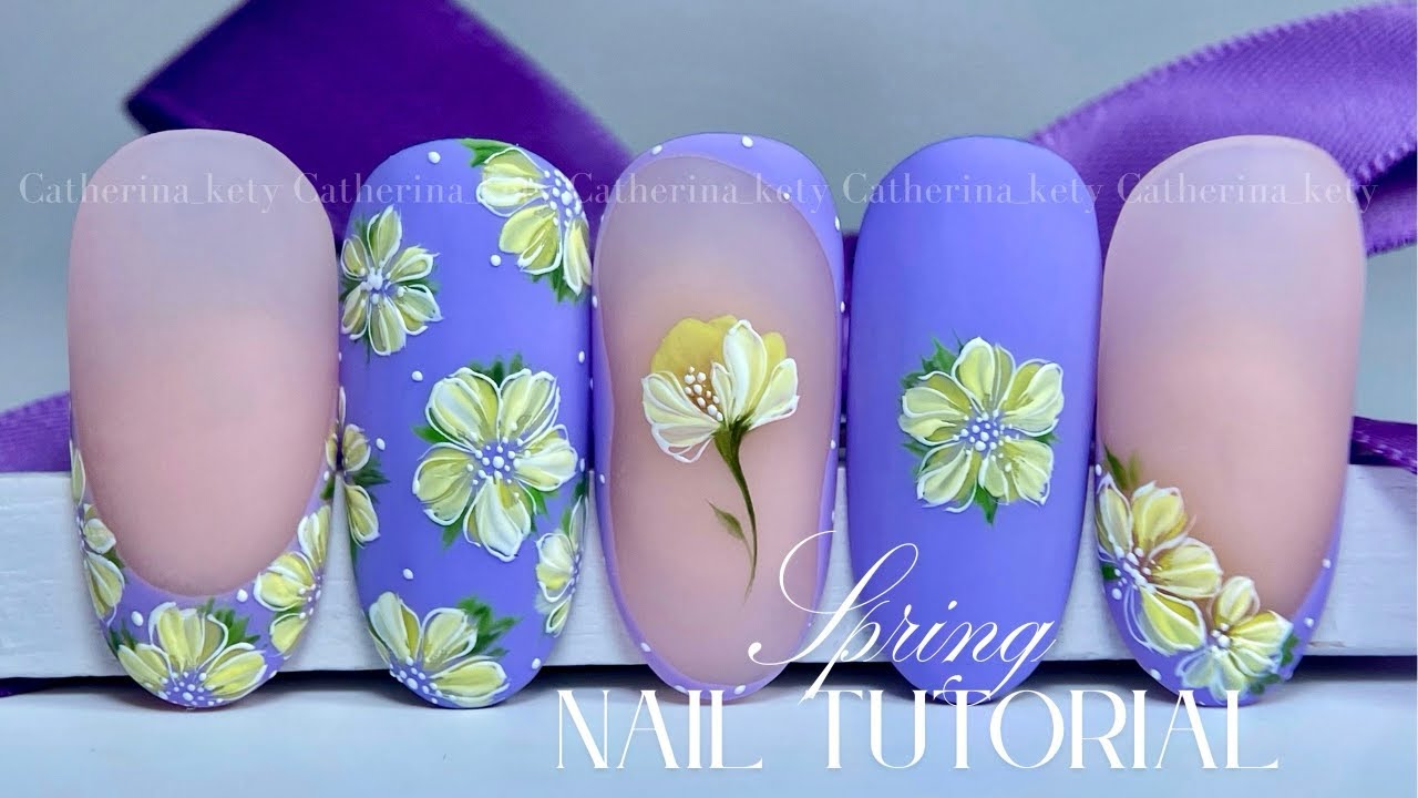 Daisy Nail Art|Spring Nail Art|Flower Nail Art|Easy Spring Nail Art|Susy Nails
