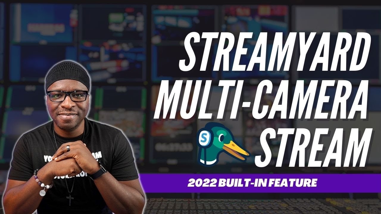 How to do a Multi-Camera Stream with StreamYard | New Built-In Feature