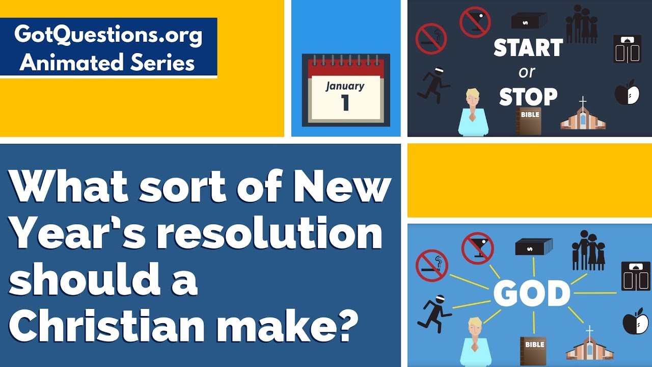 What sort of New Year&rsquo;s resolution should a Christian make?