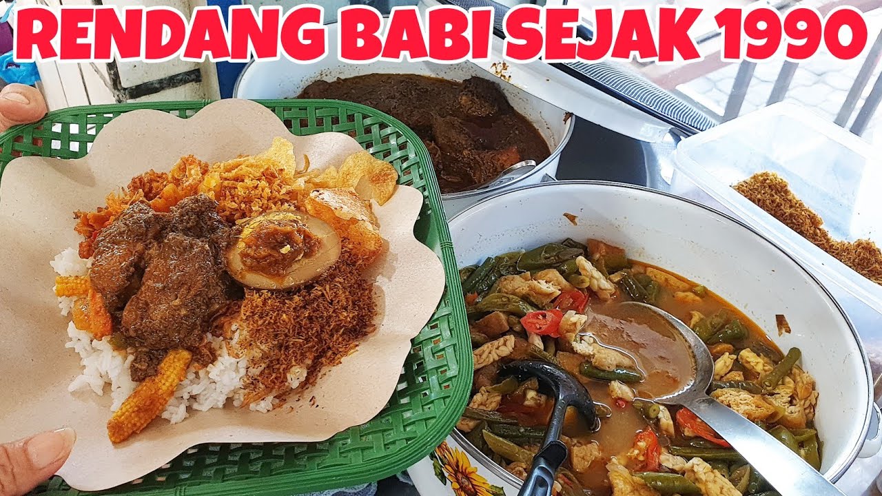 RENDANG BABI SUDAH JUAL 32 TAHUN ‼️ KESINI HARUS PAGI, SIANG DIKIT GAK KEBAGIAN ‼️ KULINER SURABAYA