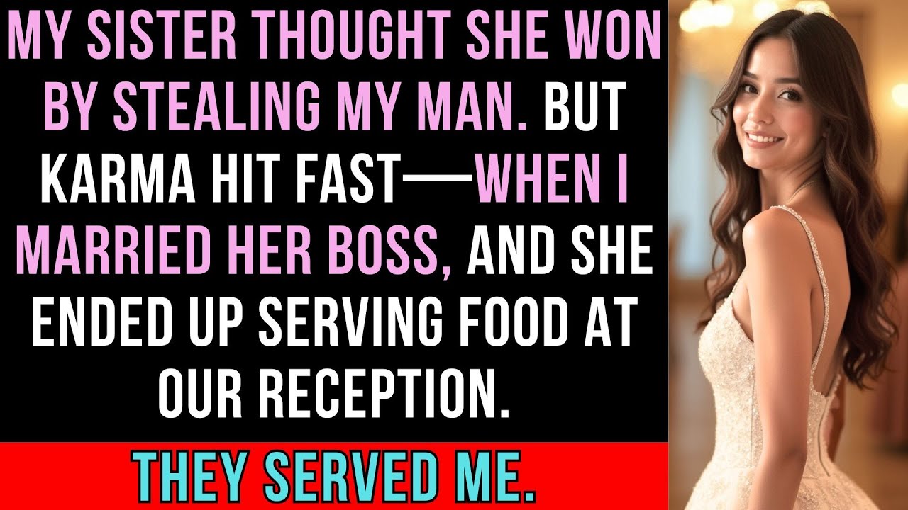 💔👰 My Sister Took My Man—I Married Her Boss and Made Her Serve at Our Reception
