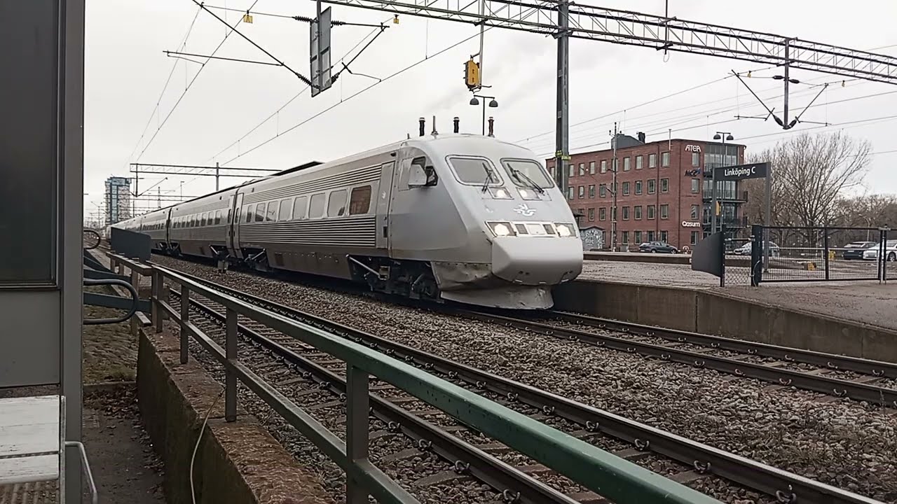 Tåg Linköping 24-02-21 (Tåg 534 var 67 min försenat)