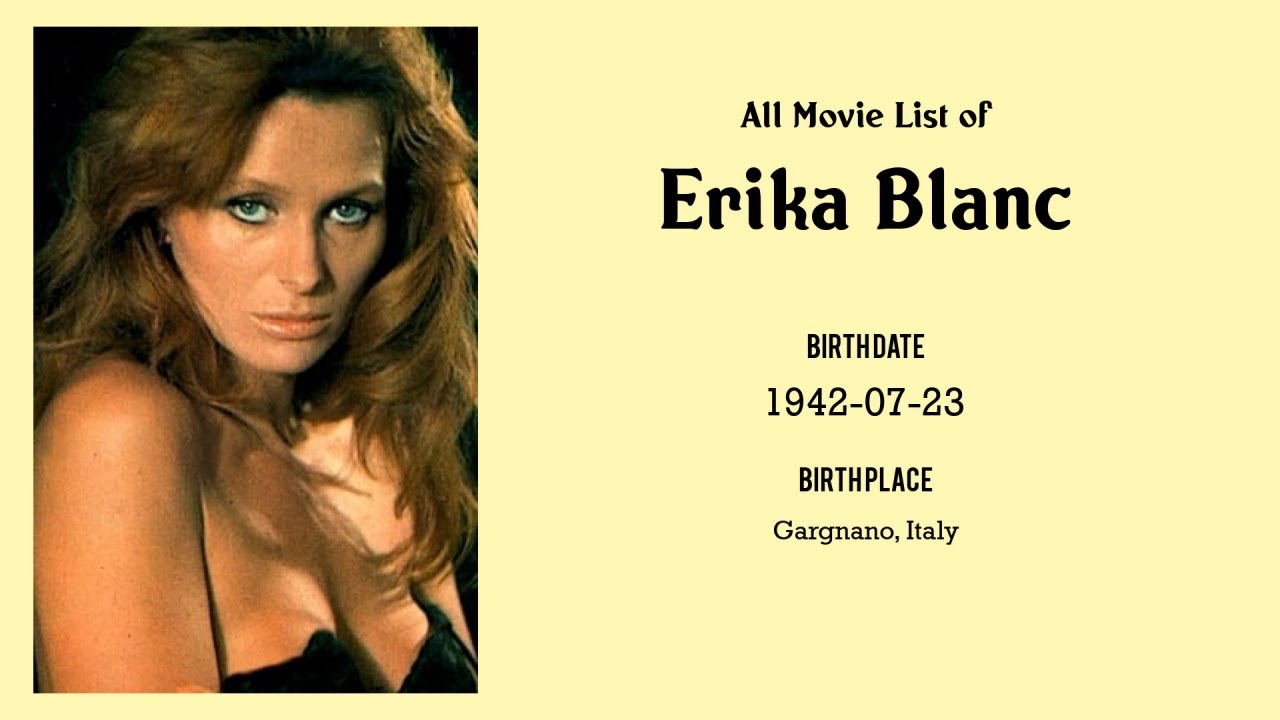 Erika Blanc Movies list Erika Blanc| Filmography of Erika Blanc