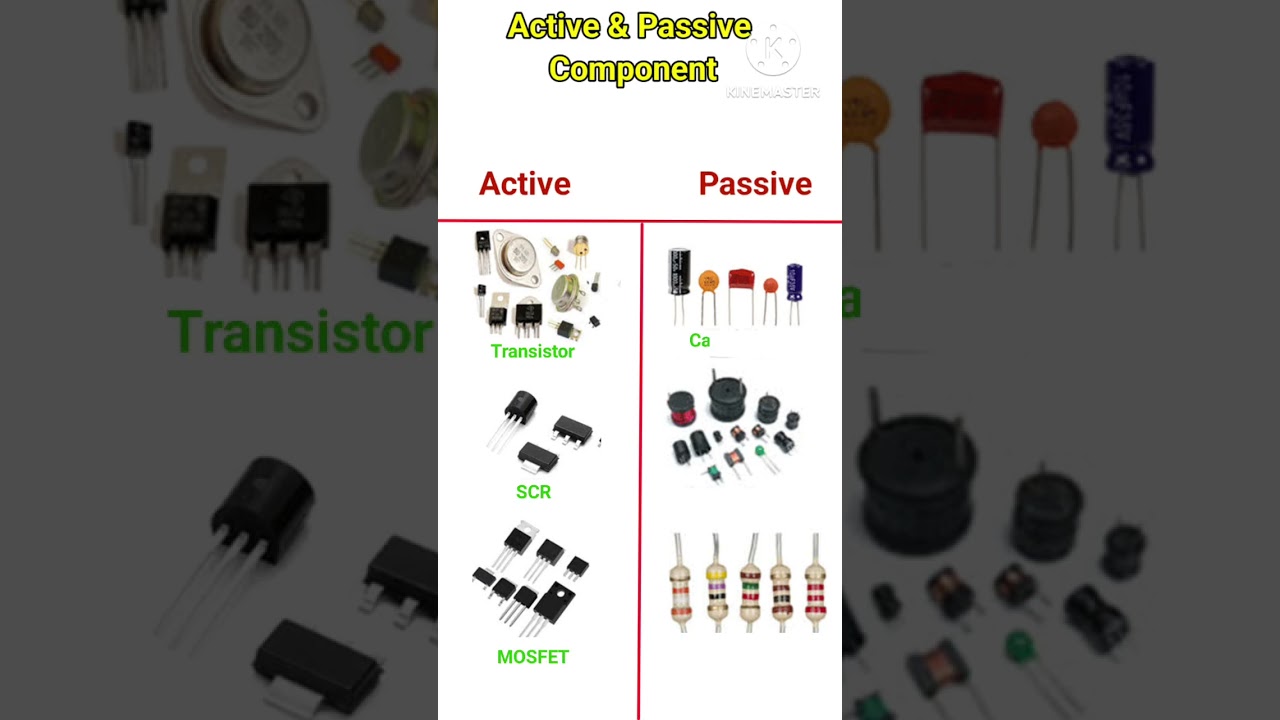 Active & Positive electronic components #shot