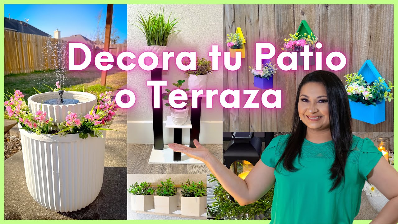 DECORA tu PATIO o TERRAZA 2024 / Decoración de exteriores