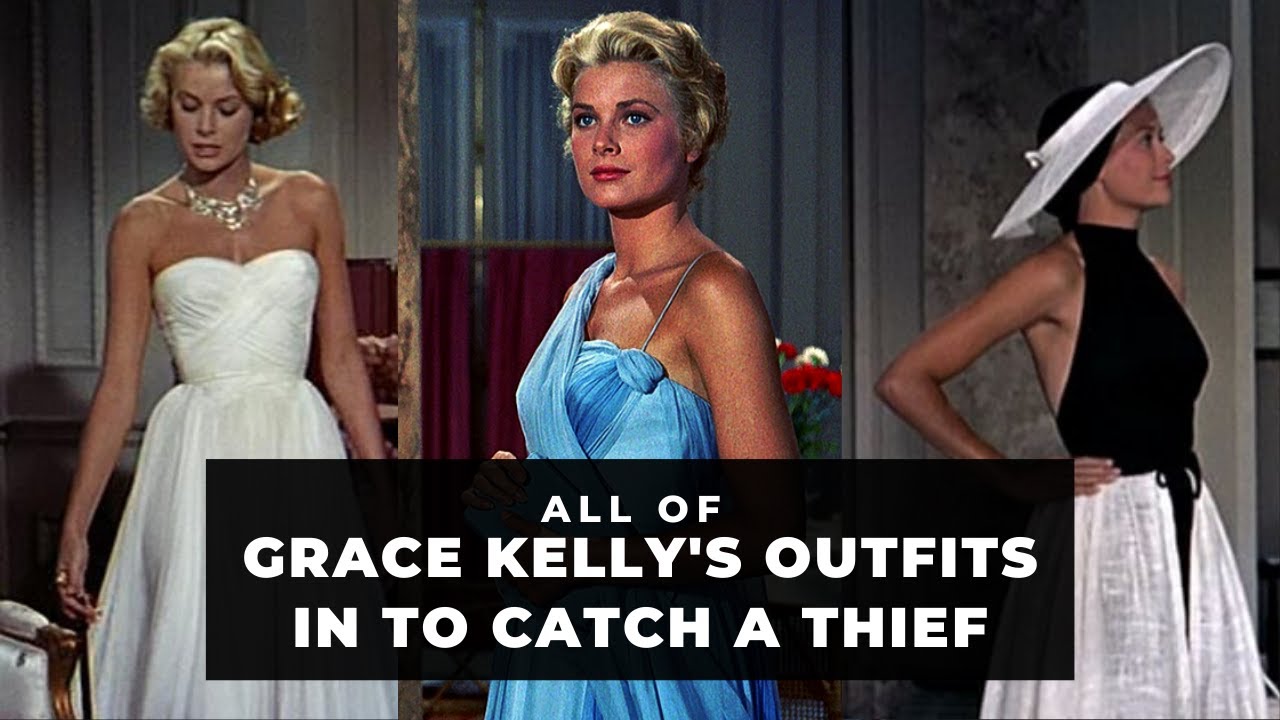 All of GRACE KELLY'S Outfits in TO CATCH A THIEF (1955)