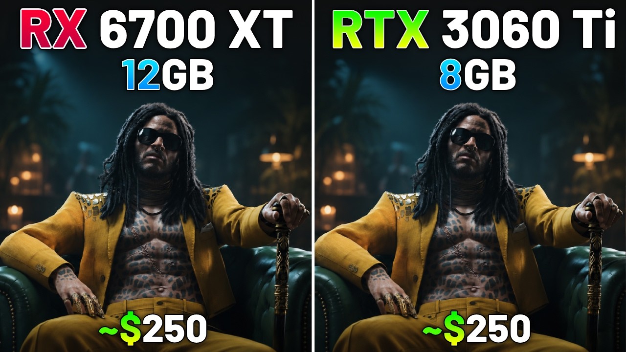 RX 6700 XT vs RTX 3060 Ti in 2026 | Test in 8 Games | 1080p