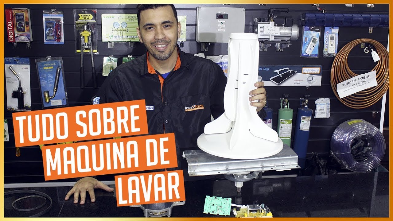 CONHEÇA AS PEÇAS DE UMA MÁQUINA DE LAVAR (LAVADORA DE ROUPAS)