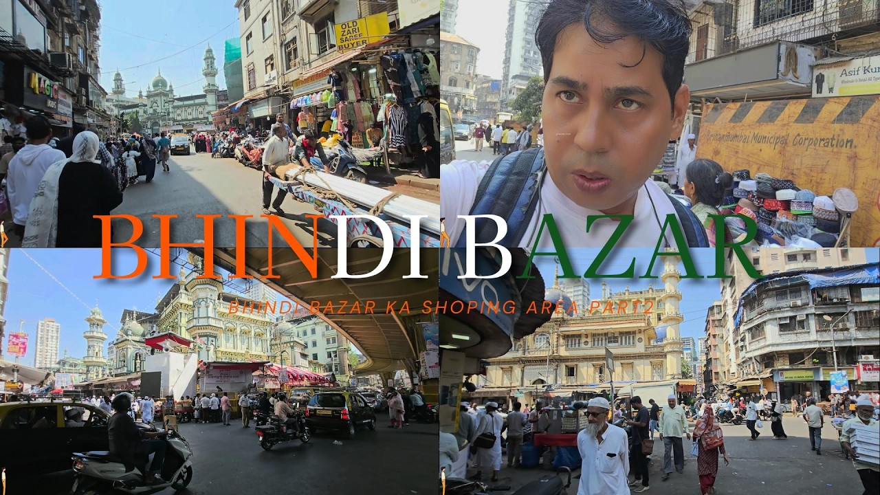 Mumbai Ka Bhendi Bazaar Market📍Part 2😱Shopping Point😰 Kidswear | Dresses | Cosmetics💄Food& Many More