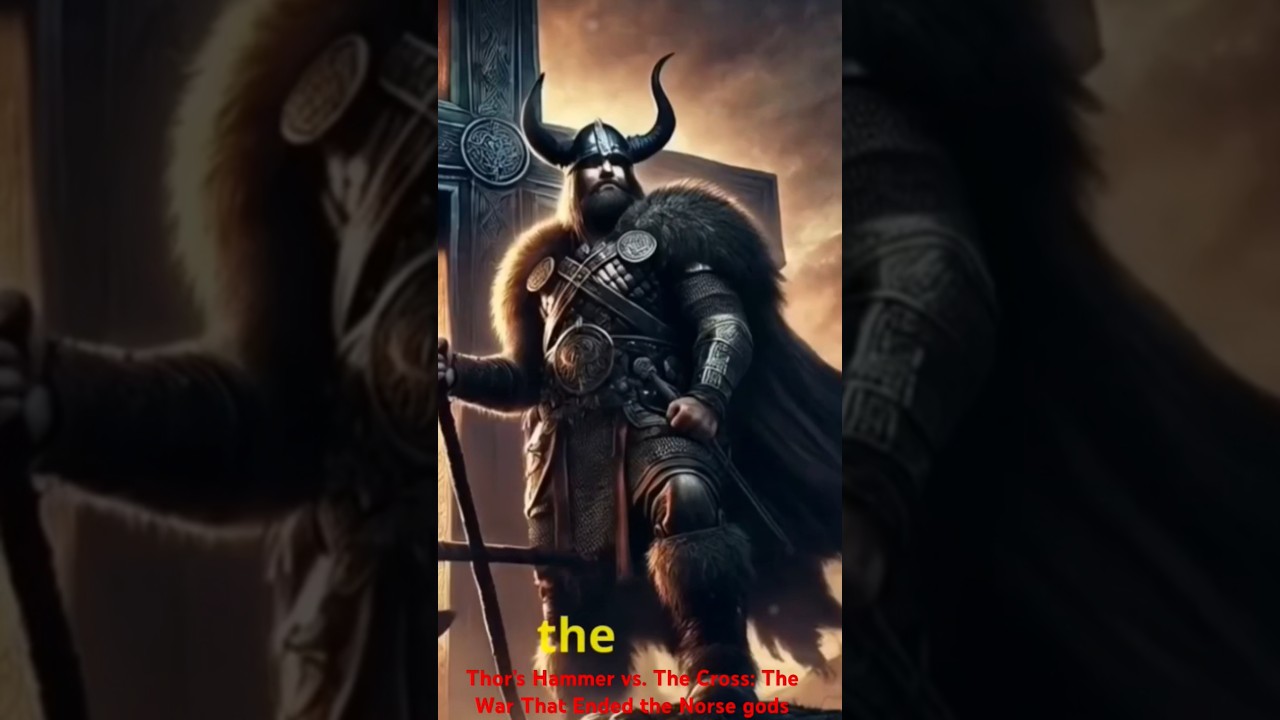 Thor&rsquo;s Hammer vs. The Cross: The War That Ended the Norse Gods #Vikings #NorseMythology #Shorts