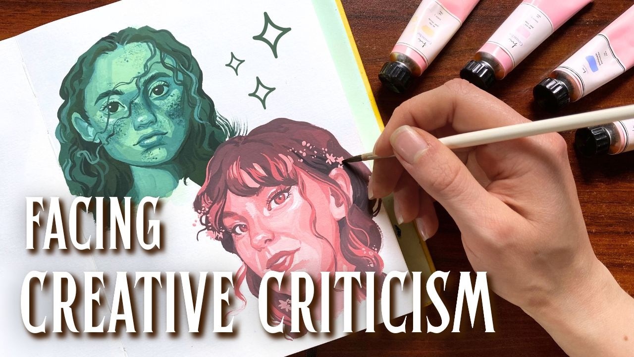 CREATIVITY vs. CRITICISM (why I stopped making portraits) + cozy art vlog