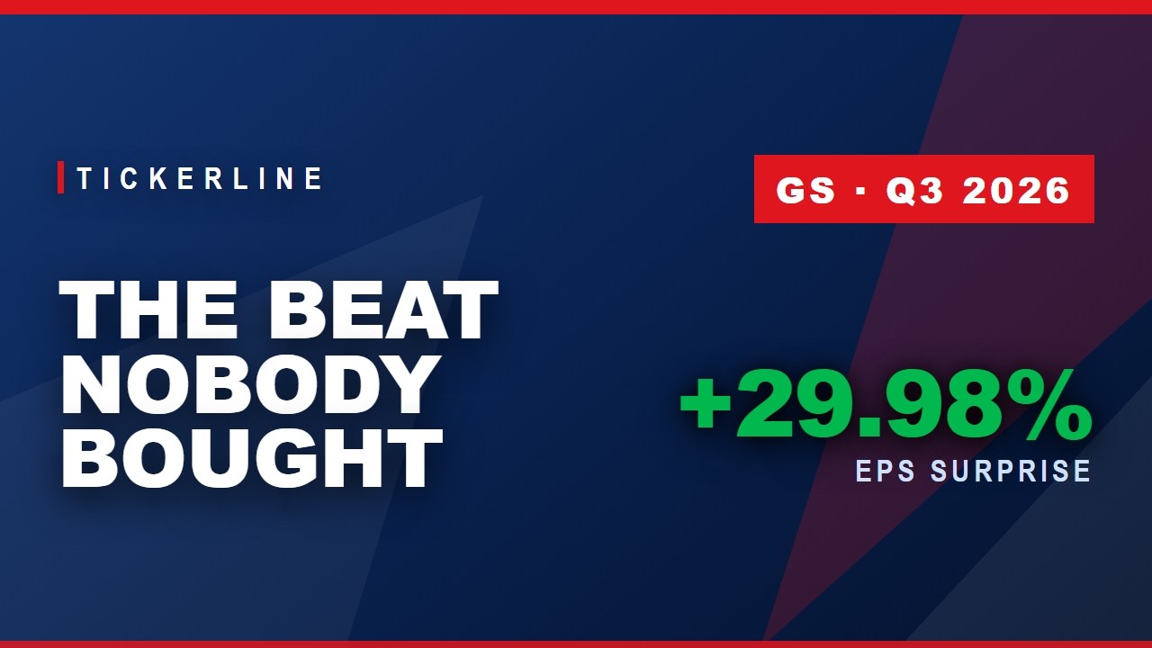 Goldman Sachs Q3 FY2026: $17.01 EPS, a 30% Beat the Market Shrugged At
